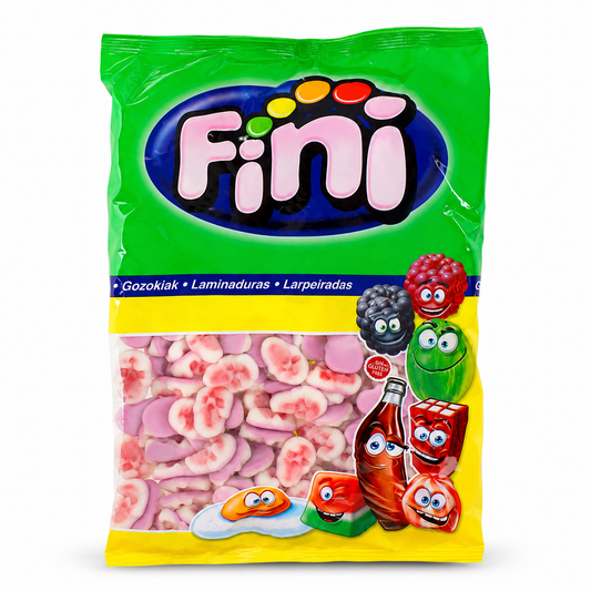 Fini Calaveras Rellenas 250 Unidades | Gominolas Blandas con Forma de Calavera y Relleno Dulce | Chuches para Halloween, Fiestas y Candy Bar