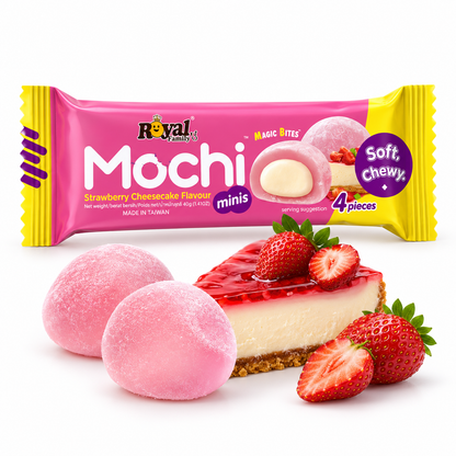 Royal Family Mochi Creamy Matcha Latte – 12 Paquetes de 40 g