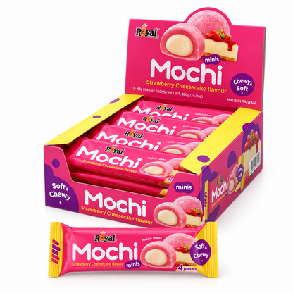 Royal Family Mochi Creamy Matcha Latte – 12 Paquetes de 40 g