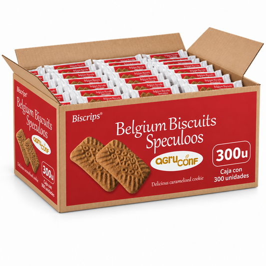Biscrips Galletas Belgas Speculoos 300 Unidades