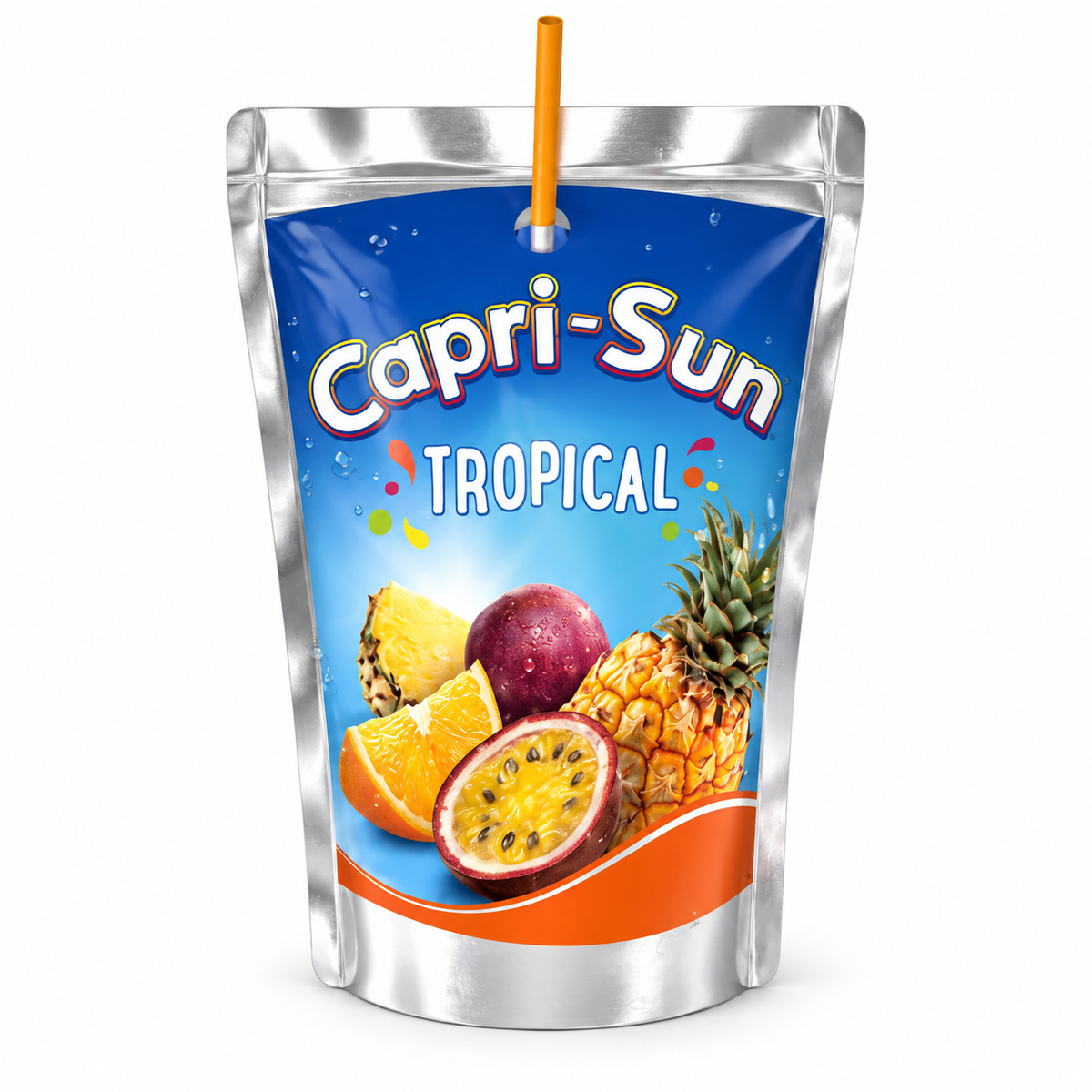 Capri-Sun Zumo Naranja y Tropical, Pack de 10 x 200 ml