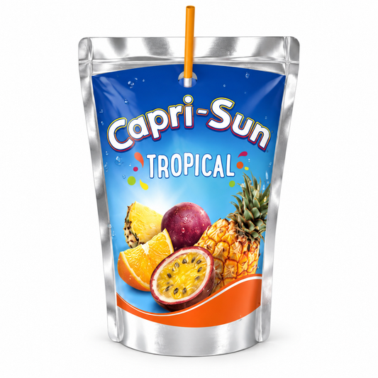 Capri-Sun Zumo Naranja y Tropical, Pack de 10 x 200 ml
