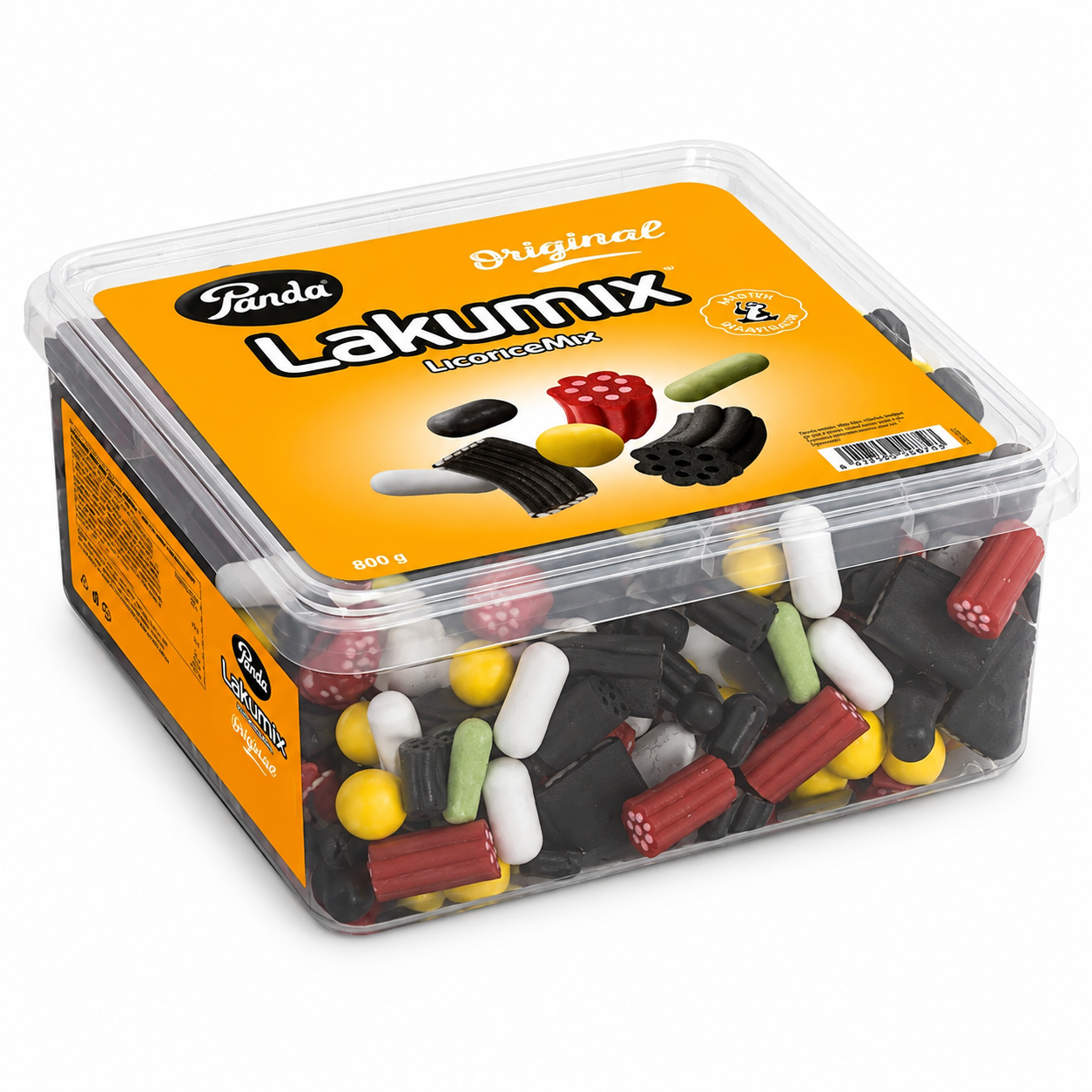 Panda Surtido Extra Regaliz 800 g | Mix de Golosinas de Regaliz Surtidas de Colores y Sabores | Caramelos Blandos para Fiestas, Cumpleaños y Candy Bar
