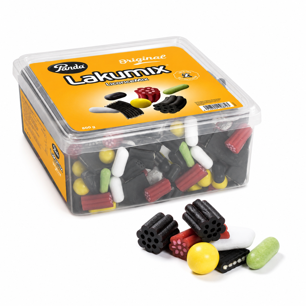 Panda Surtido Extra Regaliz 800 g | Mix de Golosinas de Regaliz Surtidas de Colores y Sabores | Caramelos Blandos para Fiestas, Cumpleaños y Candy Bar