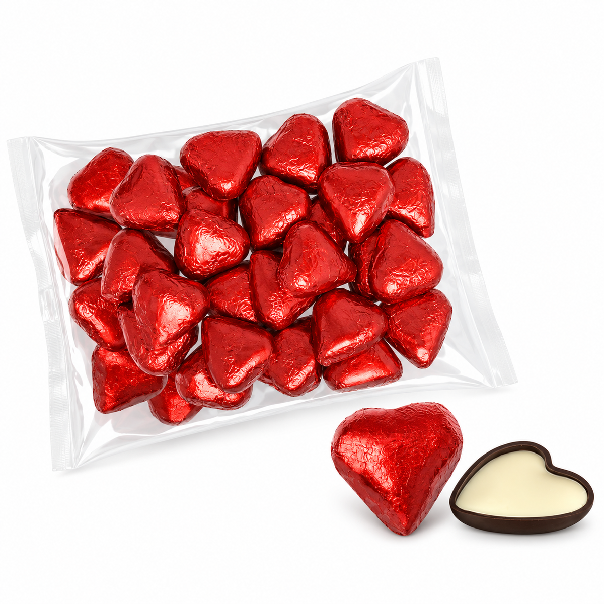Camelot Corazones Rellenos Bolsa 140 uds.