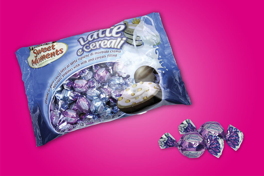 Laica Bombón crema blanca-cereales Bolsa 80 uds.