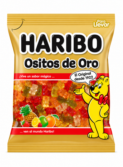 HARIBO Pack 18 Bolsas Individuales | Gominolas para Compartir, Fiestas, Cumpleaños y Candy Bar