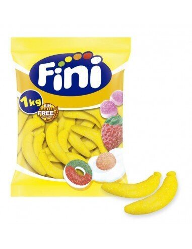 Fini plátanos gominola chuches blandas 1kg granel al por mayor Golominas