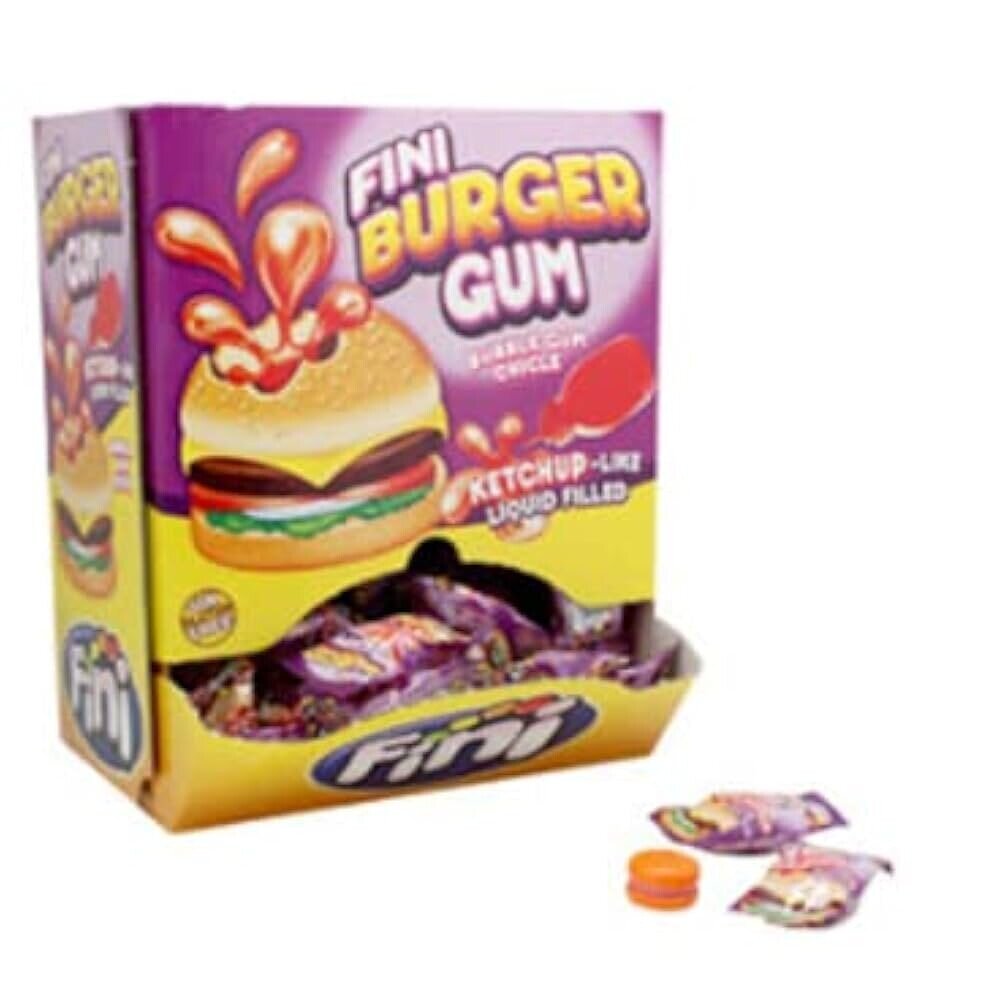 Fini Burguer Gum chicle hamburguesa 200 unidades granel Golominas