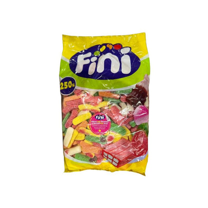Fini Dedos Pica 250 Unidades | Gominolas Ácidas con Azúcar en Forma de Dedos | Golosinas Sabor Frutal para Fiestas, Candy Bar y Hostelería