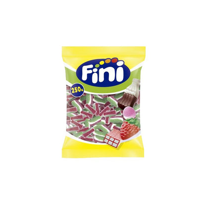 Fini Tajadas de Sandía 250 Unidades | Gominolas Ácidas Sabor Sandía con Azúcar | Bolsa Ahorro Sin Gluten para Fiestas y Candy Bar